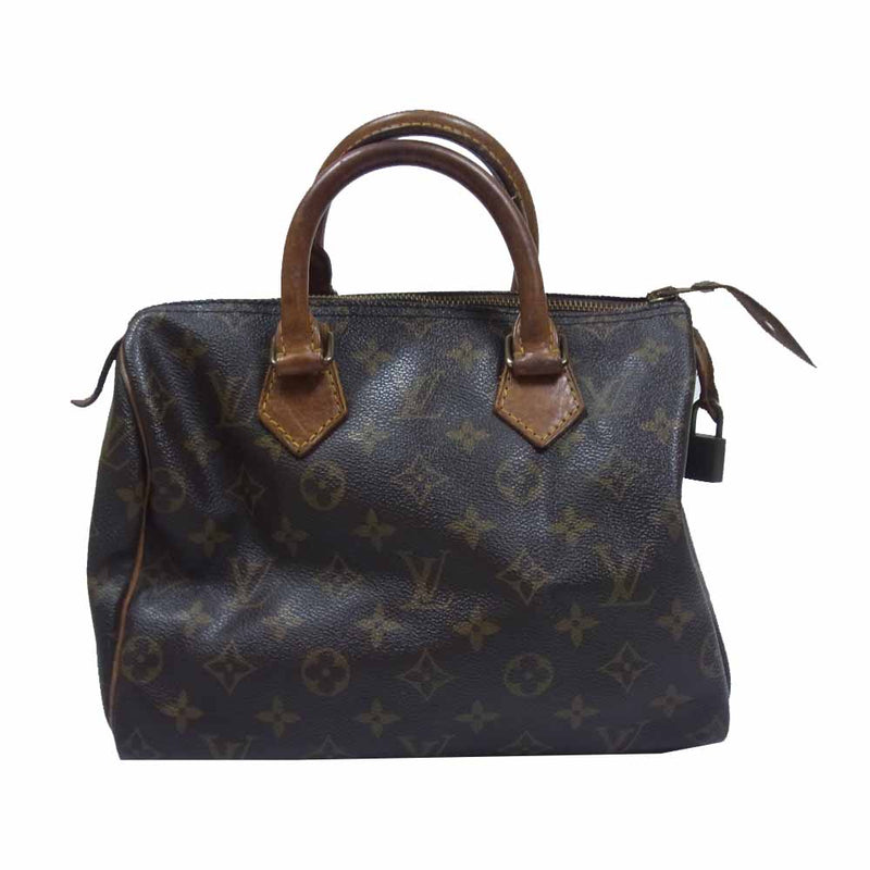 LOUIS VUITTON ルイ・ヴィトン M41528 スピーディ 25 ハンドバッグ ダークブラウン系【中古】