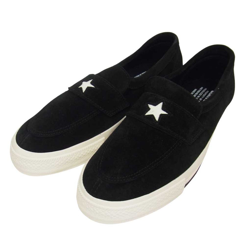 CONVERSE コンバース 1SC911 addict NEXUSVII One Star Loafer アディクト ネクサスセブン ワンスター  ローファー ローカット スニーカー ブラック系 26.5cm【新古品】【未使用】【中古】