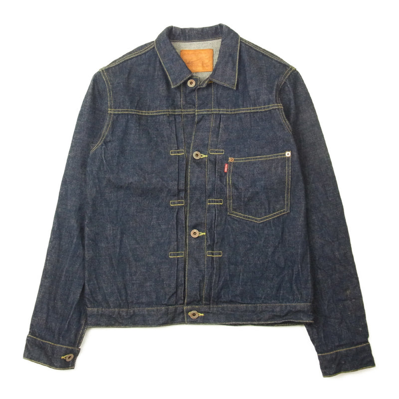 JELADO ジェラード 44DENIM JACKET T-BACK 14oz ジェラード 44デニム 1944年 世界大戦モデル Tバック仕様  インディゴブルー系 S【中古】