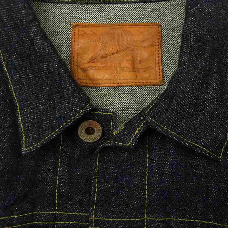 JELADO ジェラード 44DENIM JACKET T-BACK 14oz ジェラード 44デニム 1944年 世界大戦モデル Tバック仕様  インディゴブルー系 S【中古】