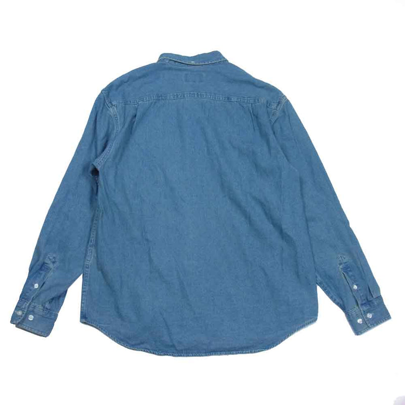 Supreme シュプリーム 20AW Classic Logo Denim Shirt Blue クラシック