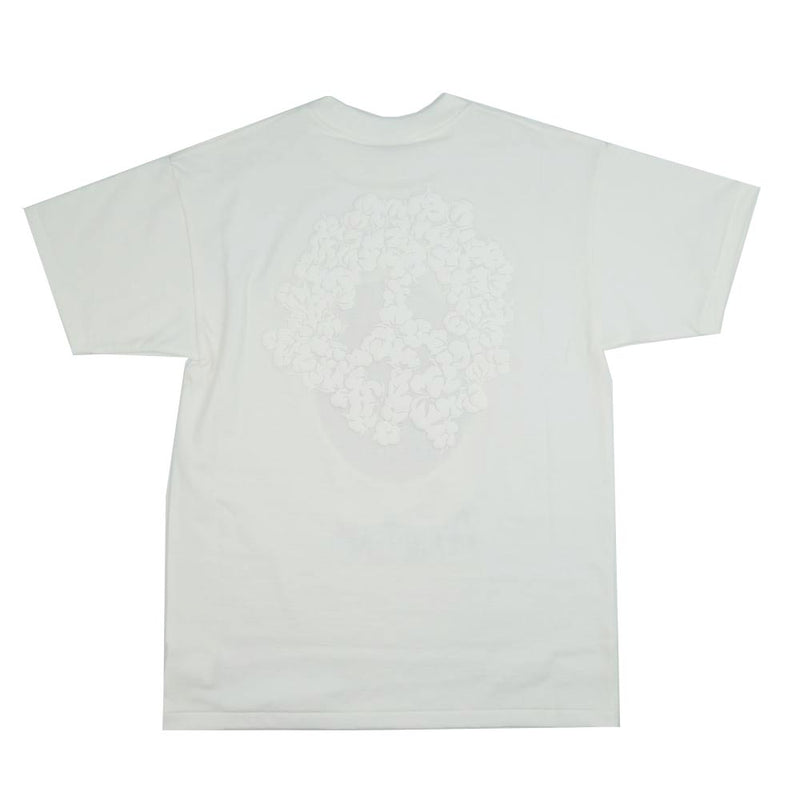 READY MADE レディメイド 22SS × DENIM TEARS 22SS COTTON WREATH T-SHIRT TEE デニム  ティアーズ プリントTシャツ ホワイト系 S【新古品】【未使用】【中古】