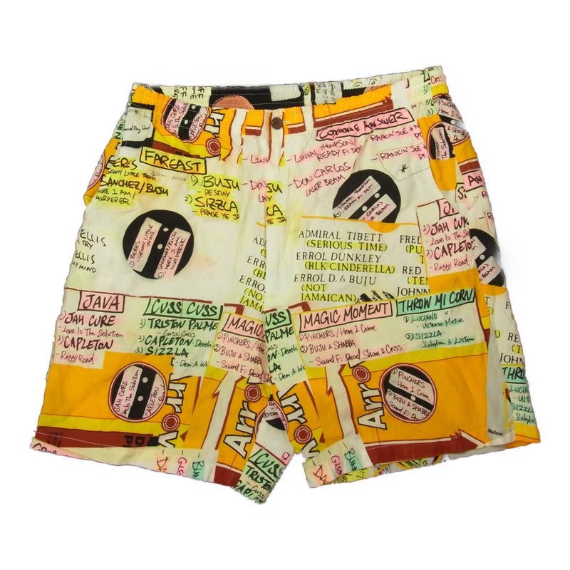 WACKO MARIA ワコマリア MIGHTY CROWN HAWAIIAN SHORTS マイティークラウン ハワイアン ショーツ マルチカラー系  L【中古】