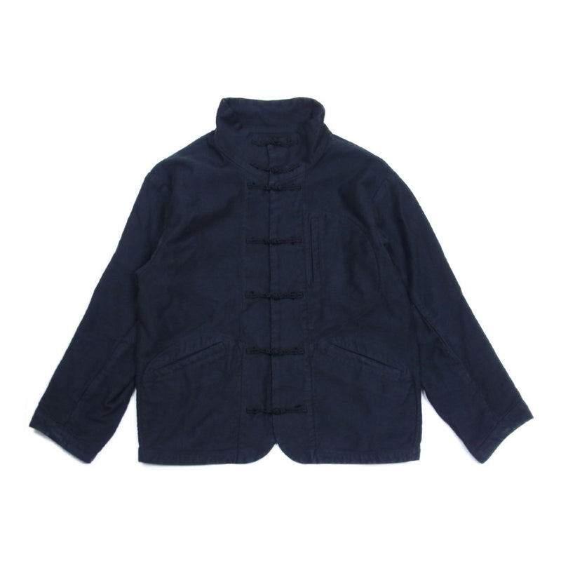 PORTER CLASSIC ポータークラシック P.C MOLESKIN CHINESE JACKET モールスキン チャイナ ジャケット  ブラック系 1【中古】