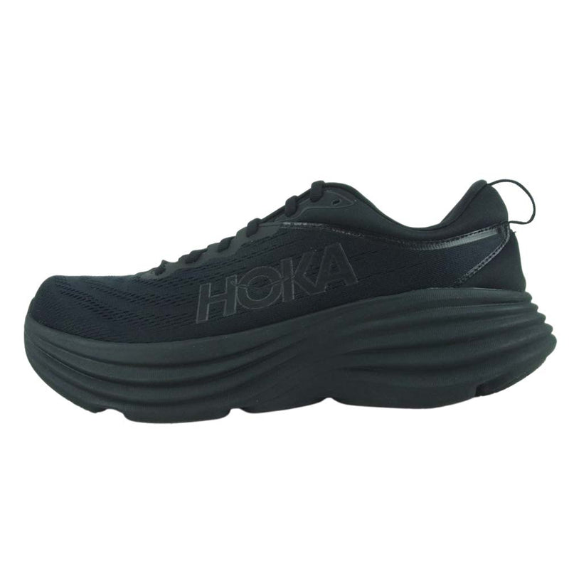 HOKA ONE ONE ホカ オネオネ 1123202 BBLC BONDI 8 ボンダイ ランニング シューズ スニーカー ブラック系  28cm【極上美品】【中古】