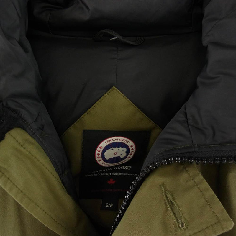 CANADA GOOSE カナダグース 3455JMB R KINGSTON キングストン ブラックラベル ダウン ジャケット カーキ系 S/P  カーキ系 S/P【中古】