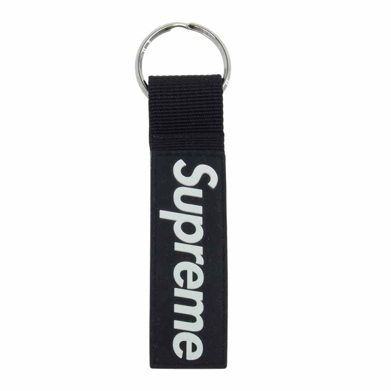 supreme シュプリーム メタル キーホルダー keychain 黒 1点 通販