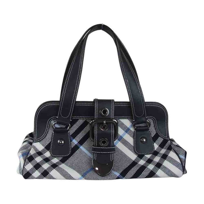 BURBERRY BLUE LABEL バーバリーブルーレーベル ロンドン ブルーレーベル チェック バッグ ブラック系【中古】