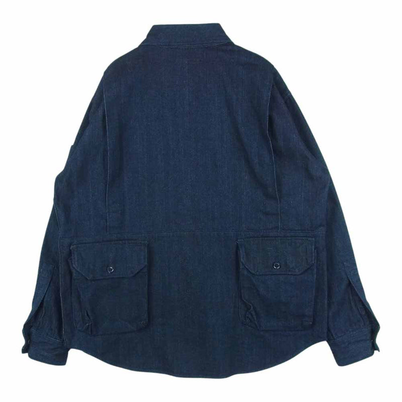 Engineered Garments エンジニアードガーメンツ DENIM EXPLORER SHIRT JACKET デニム エクスプローラー  シャツ ジャケット インディゴブルー系 S【中古】