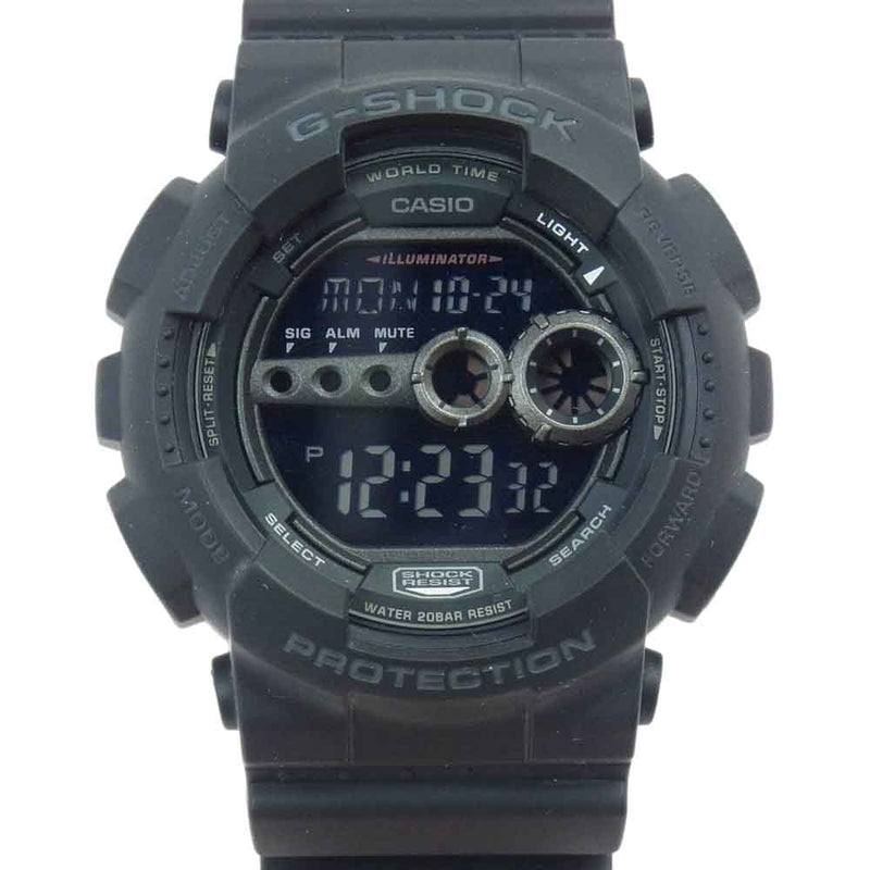 中古 CASIO G-SHOCK ブラック GD-100 fkip.unmul.ac.id