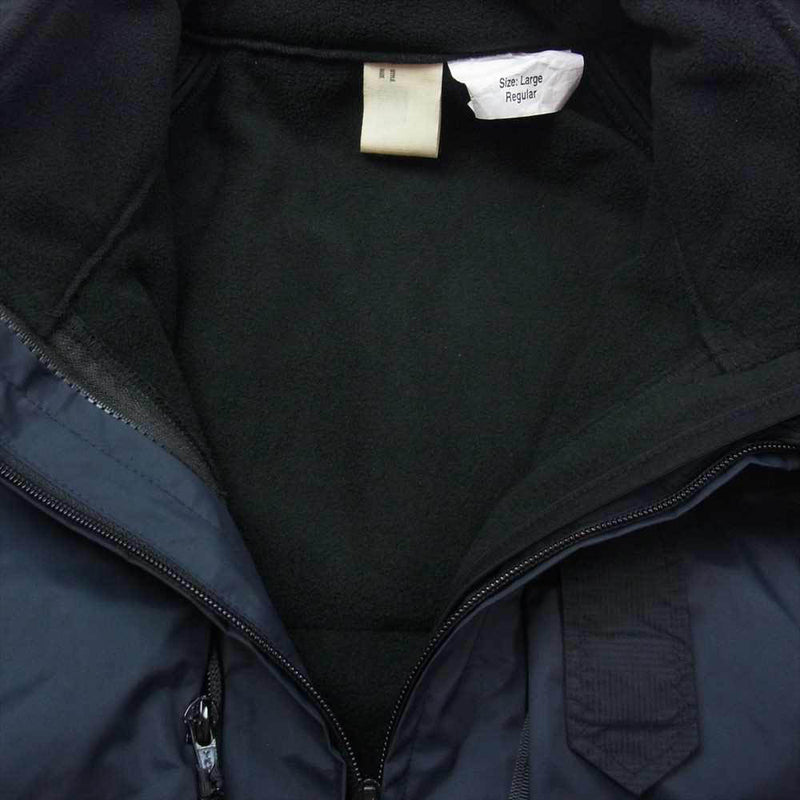 N.HOOLYWOOD エヌハリウッド 9202-BL02-075 exchange service ecwcs parka 3WAY  フリースライナー ジャケット ネイビー系 L【中古】