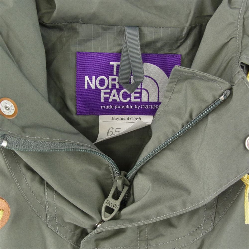 THE NORTH FACE ノースフェイス NP2050N PURPLE LABEL パープルレーベル 65/35 Mountain Coat  マウンテン コート モスグリーン系【美品】【中古】