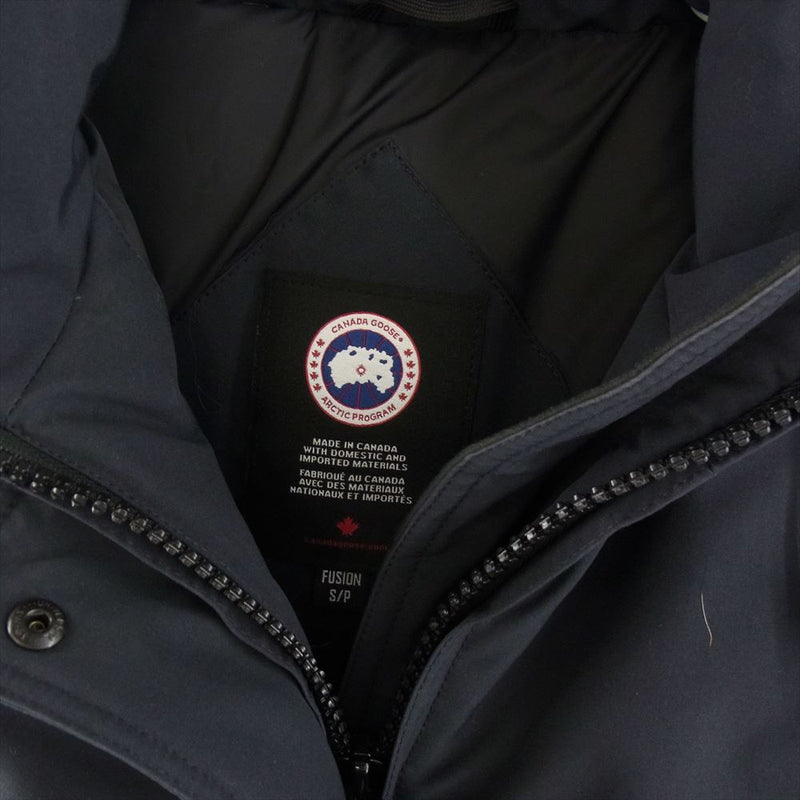 CANADA GOOSE カナダグース 国内正規 サザビーリーグ TRILLIUM PARKA トリリウム パーカ ダウン コート ジャケット  ダークネイビー系 S【中古】