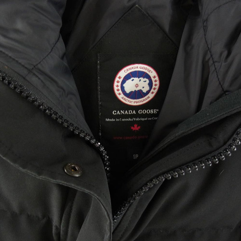 CANADA GOOSE カナダグース 2302JL 国内正規 グリフィンタグ MACKENZIE PARKA マッケンジー パーカー ダウン  ジャケット ブラック系 S【中古】