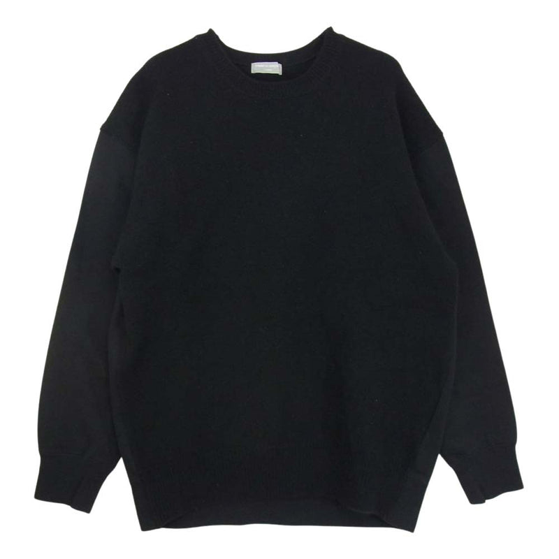 COMME des GARCONS HOMME コムデギャルソンオム ヴィンテージ 田中啓一オム 98AW HT-040200 ニット切替 スウェット  トレーナー ブラック系【中古】