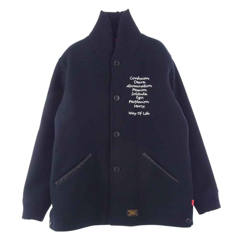 超特価】 美品 wtaps スタジャン ネイビー size1 asakusa.sub.jp