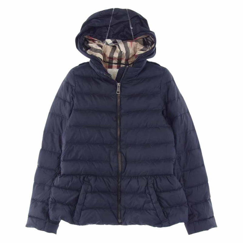 BURBERRY バーバリー ダウンジャケット ネイビー系 12Y 152cm【中古】