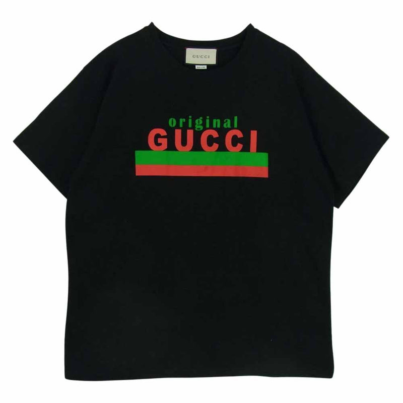 新品 Mサイズ Gucci original GUCCI ロゴ プリント オーバーサイズ T