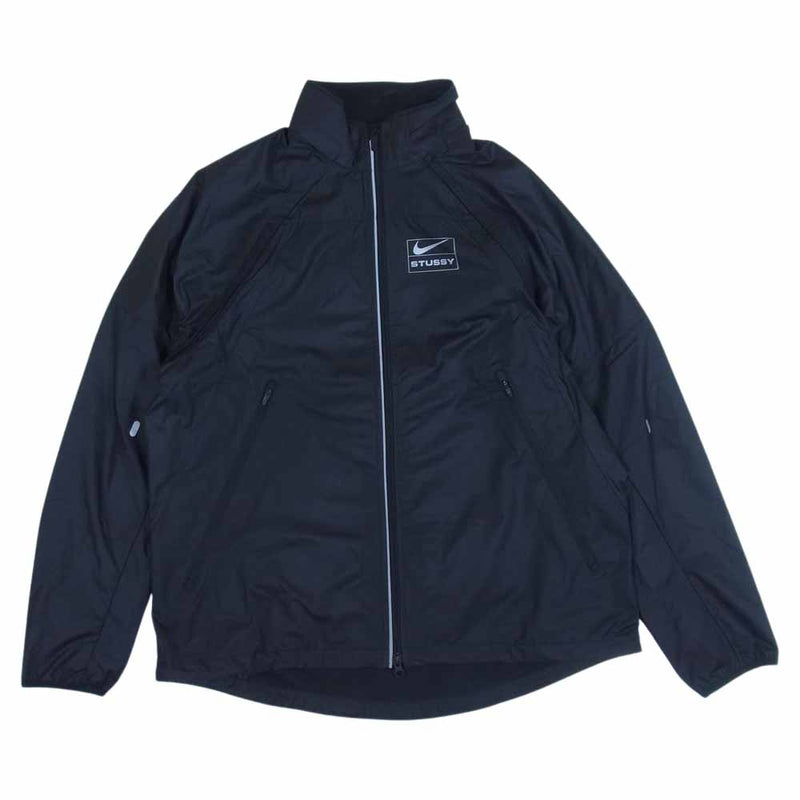 NIKE ナイキ DO5304-010 STUSSY NRG CONVERTIBLE JACKET ステューシー ロゴ プリント コンバーチブル  ナイロン ジャケット ブラック系 M【美品】【中古】