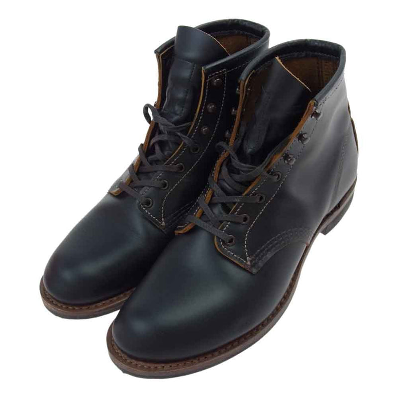 RED WING レッドウィング 9060 Beckman Flatbox ベックマン フラットボックス レースアップ レザー ブーツ ブラック系  27cm【中古】