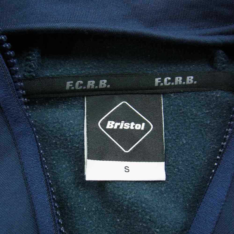 SOPH ソフ 18AW FCRB-189036 FCRB F.C.Real Bristol POLARTEC FLEECE ZIP UP  GAITER H ジップパーカー エフシー アールビー ネイビー系 S【中古】