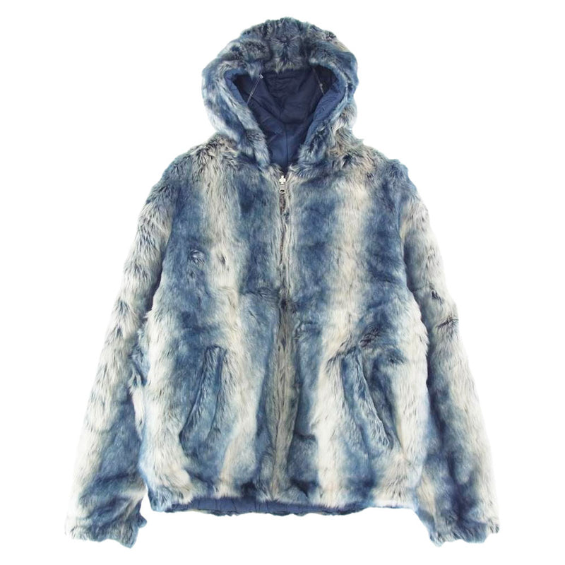 新品 青L 20AW Faux Fur Reversible Hooded | kensysgas.com