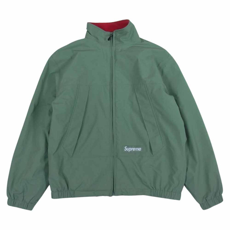 Supreme シュプリーム 22SS GORE-TEX Reversible Polartec Lined Jacket ゴアテックス リバーシブル  ポーラテック ラインド ジャケット カーキ系 赤黒系 S【中古】