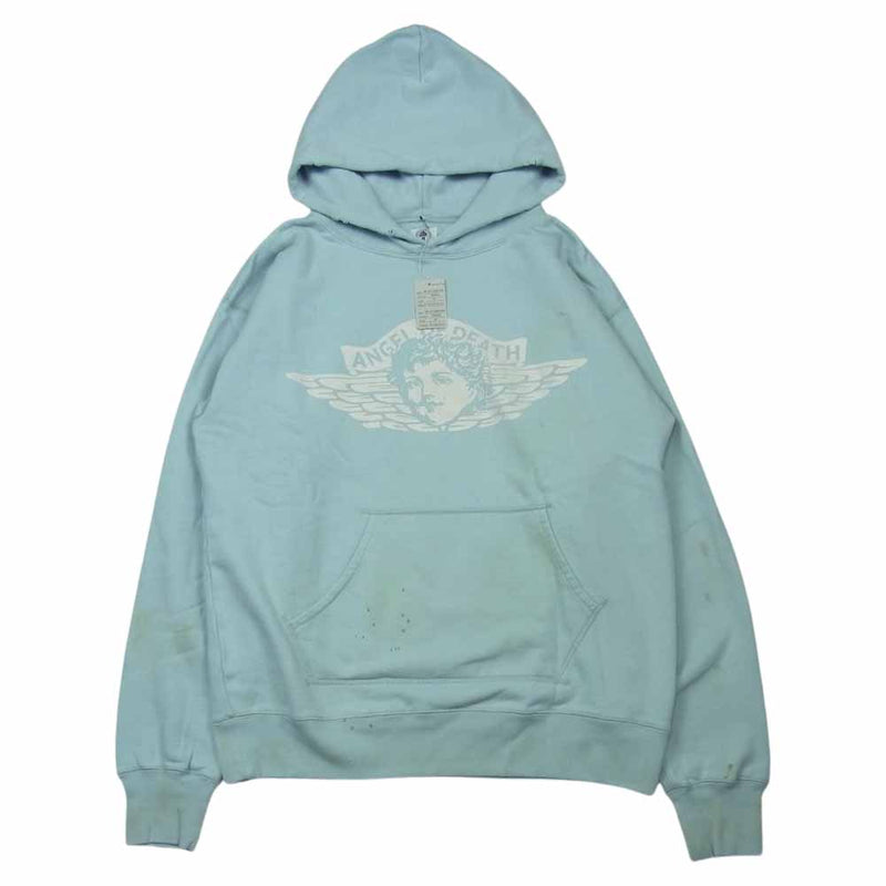 セントマイケル 21SS SM-S21-0000-042 Hoodie Angel ダメージ加工