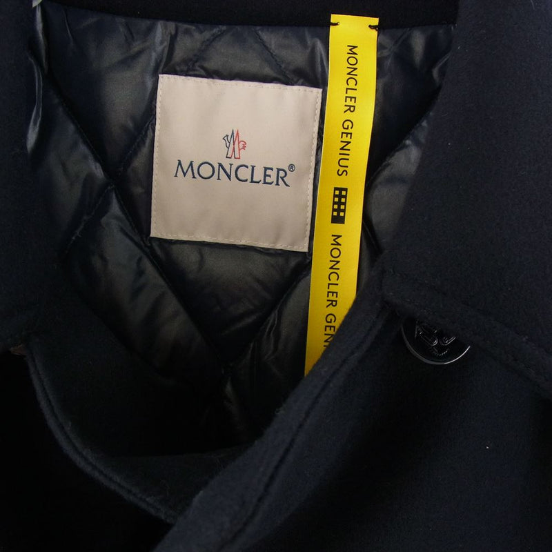 MONCLER モンクレール GENIUS × FRAGMENT フラグメント 21AW TOLIMAN 2 Pコート ダークネイビー系  2【極上美品】【中古】