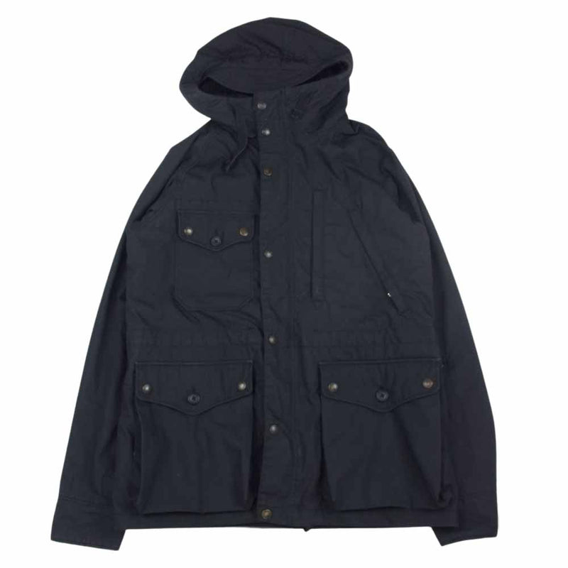 Engineered Garments エンジニアードガーメンツ ナイロン 裏地ウール マウンテン パーカ フード ジャケット ブラック系 M【中古】