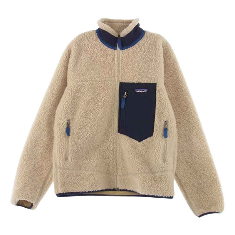 patagonia パタゴニア 18AW 23056FA18 CLASSIC RETRO-X クラシック レトロX フリース ジャケット ベージュ系  XS【中古】