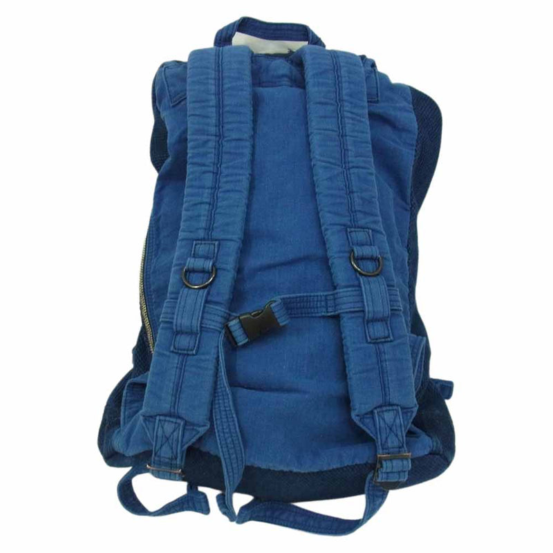 PORTER CLASSIC ポータークラシック KENDO RUCKSACK ケンドー剣道 刺子 リュックサック バックパック  ネイビー系【極上美品】【中古】