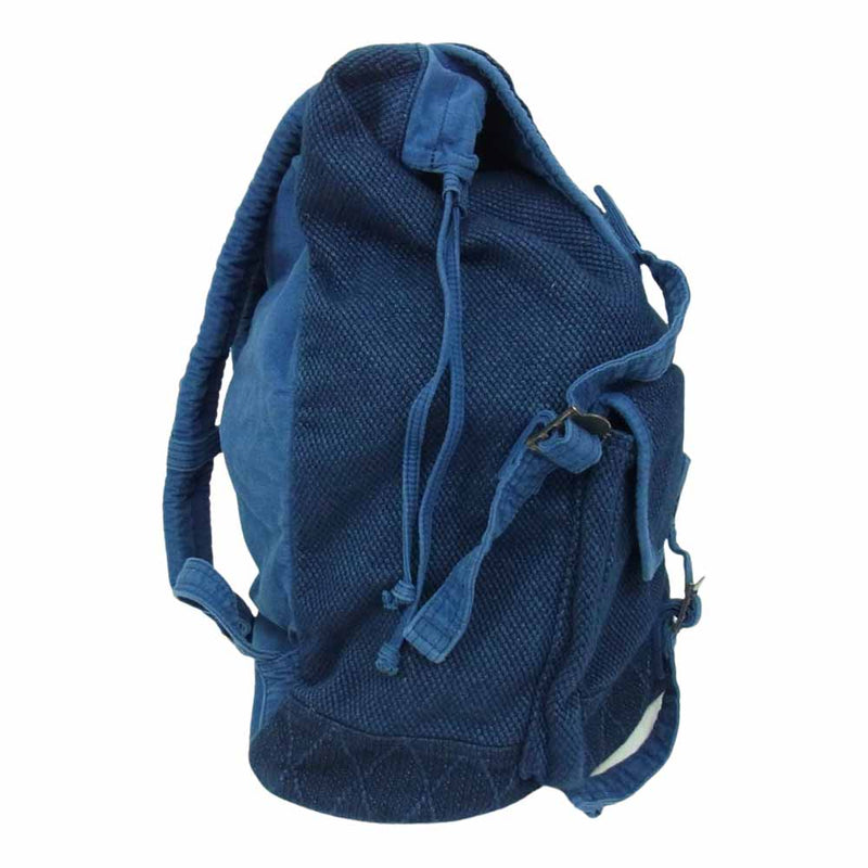 PORTER CLASSIC ポータークラシック KENDO RUCKSACK ケンドー剣道 刺子 リュックサック バックパック  ネイビー系【極上美品】【中古】