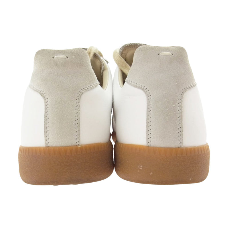 MAISON MARGIELA メゾンマルジェラ 20SS S57WS0236 Classic Replica Sneaker クラシック レプリカ  ジャーマントレーナー スニーカー ベージュ系 40【中古】