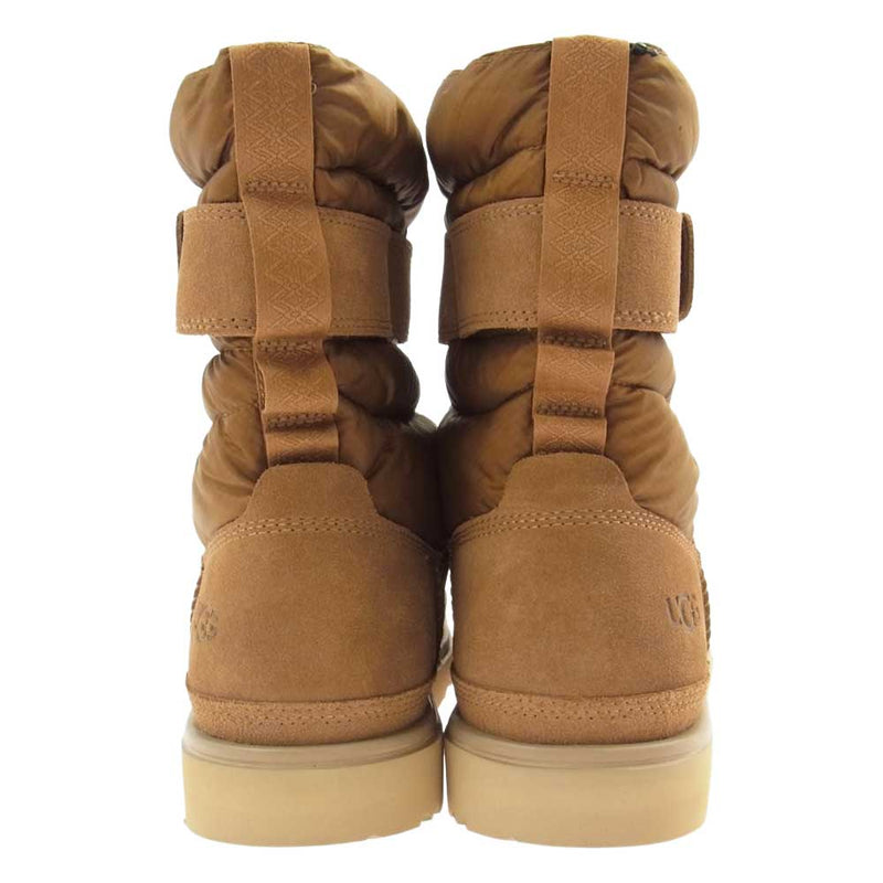 UGG アグ CLASSIC SHORT PULL ON WEATHER クラッシック ショート プルオン ウエザー ブーツ 防水 スエード  ブラウン系 US9(27.0cm)【新古品】【未使用】【中古】