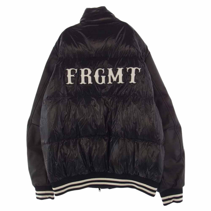 MONCLER モンクレール 7 FRGMT HIROSHI FUJIWARA QUINLAN JACKET フラグメント 藤原ヒロシ バックロゴ  ダウンジャケット ブラック系 5【美品】【中古】