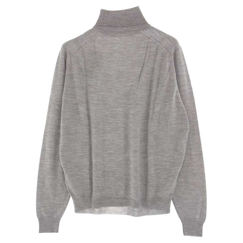 JOHN SMEDLEY ジョンスメドレー JOHN SMEDLEY タートルネック シルバー グレー系【新古品】【未使用】【中古】