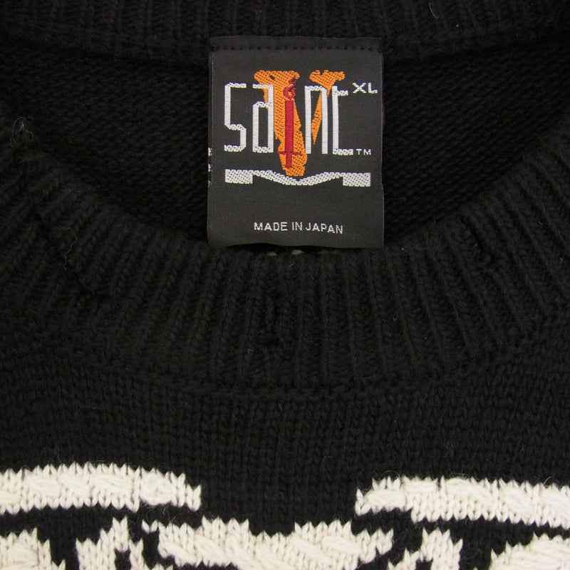 SAINT MICHAEL×VLONE BONE KNIT ボーンニットセーター 超目玉12月