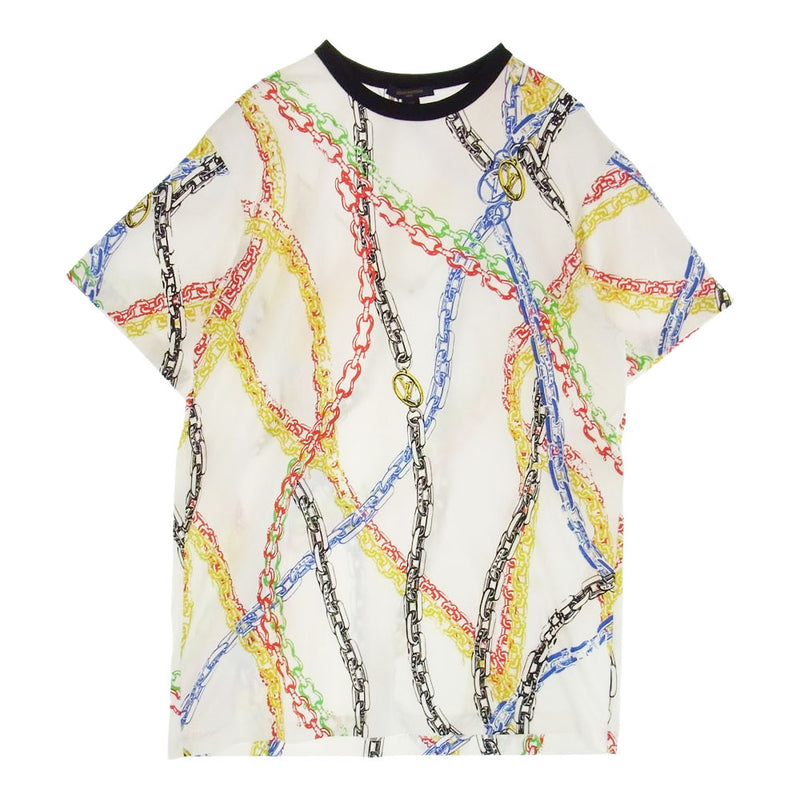 LOUIS VUITTON ルイ・ヴィトン Ｔシャツ 1A92NG チェーン プリント