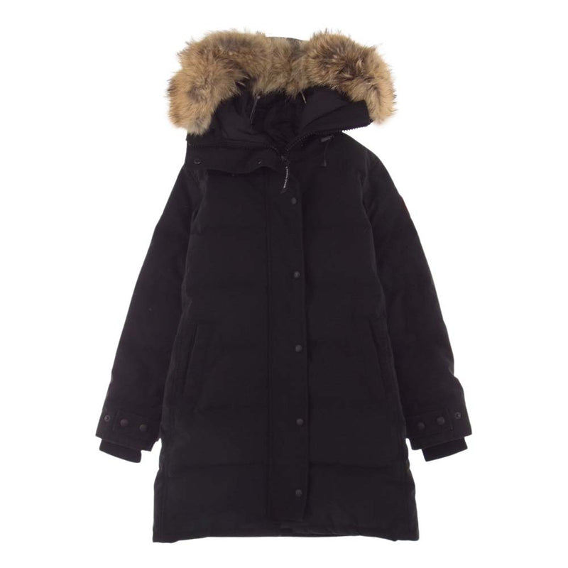 CANADA GOOSE カナダグース 3802LA 国内正規品 サザビーリーグ SHELBURNE PARKA シェルバーン パーカ  ファーフード付き ダウンジャケット ブラック系 XS【中古】