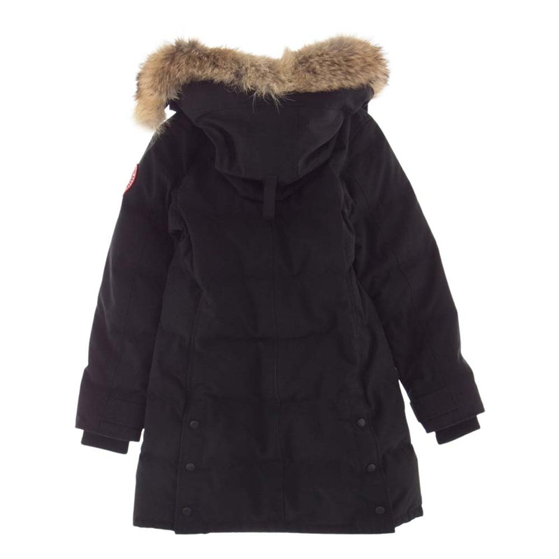 CANADA GOOSE カナダグース 3802LA 国内正規品 サザビーリーグ SHELBURNE PARKA シェルバーン パーカ  ファーフード付き ダウンジャケット ブラック系 XS【中古】