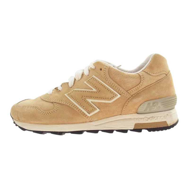 NEW BALANCE ニューバランス M1400 BE USA製 スエード ローカット スニーカー ベージュ系 23.5cm【中古】