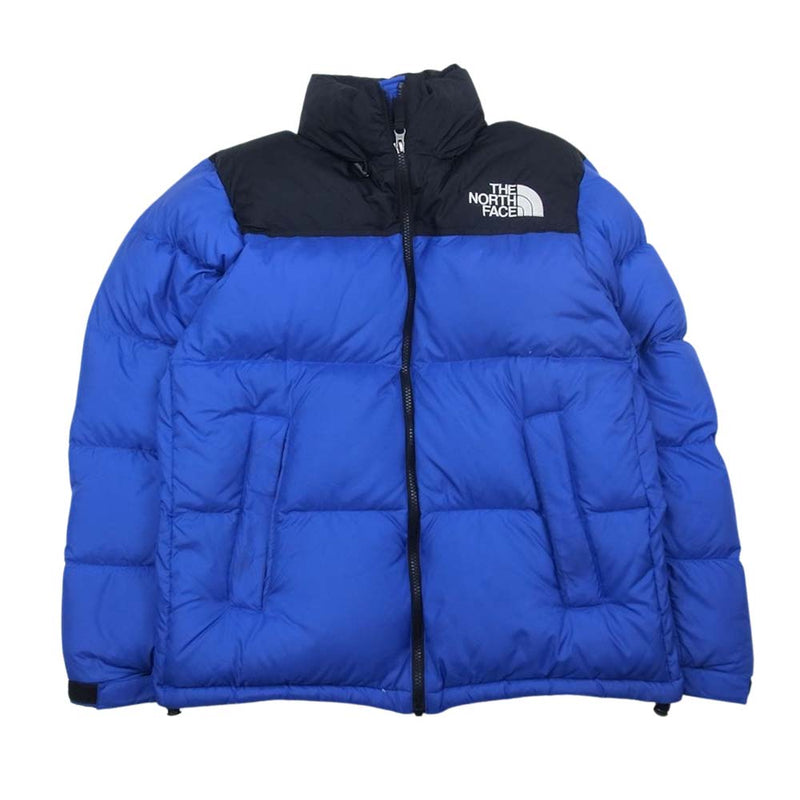 THE NORTH FACE ノースフェイス ND91841 Nuptse Jacket ヌプシ ダウン ジャケット ブラック系 ブルー系 S【中古】