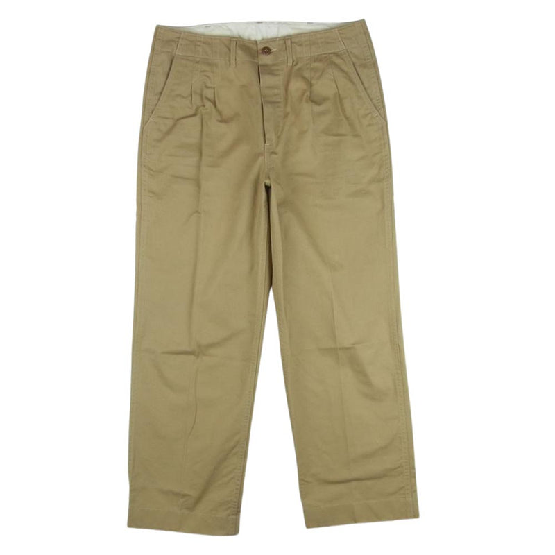 AT LAST アットラスト CHINO Work Pants チノ ワーク パンツ ベージュ系 34【中古】