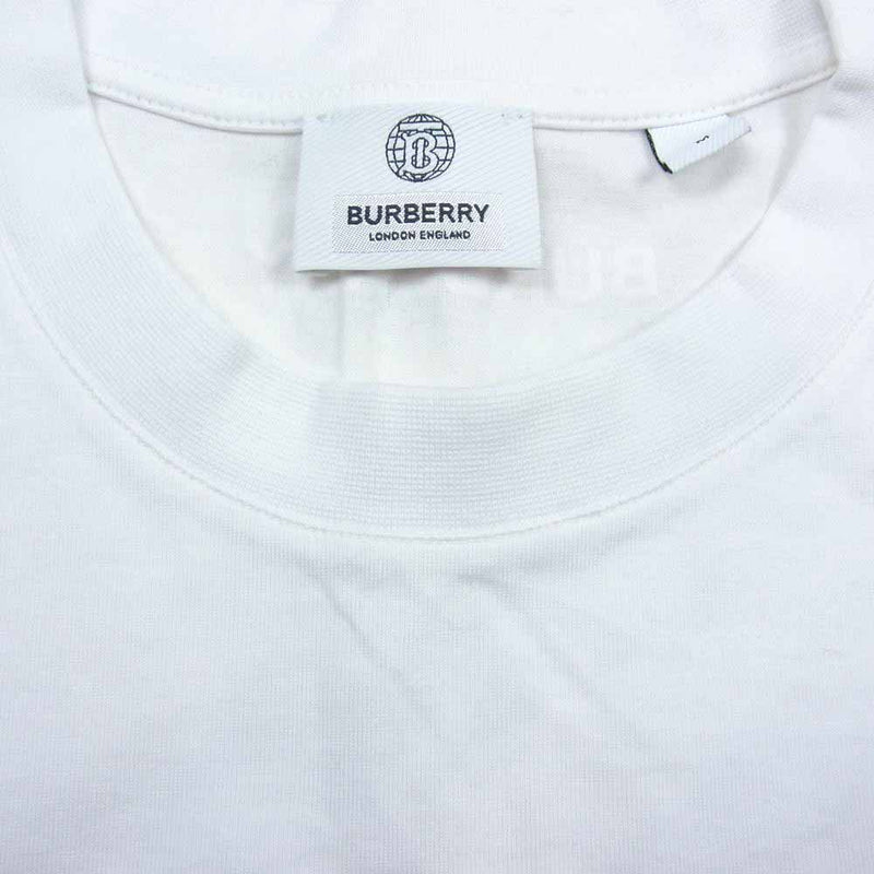 BURBERRY バーバリー 8037303 CARRICK LOVE PRINT プリント 半袖 Tシャツ ホワイト ホワイト系 M【美品】【中古】