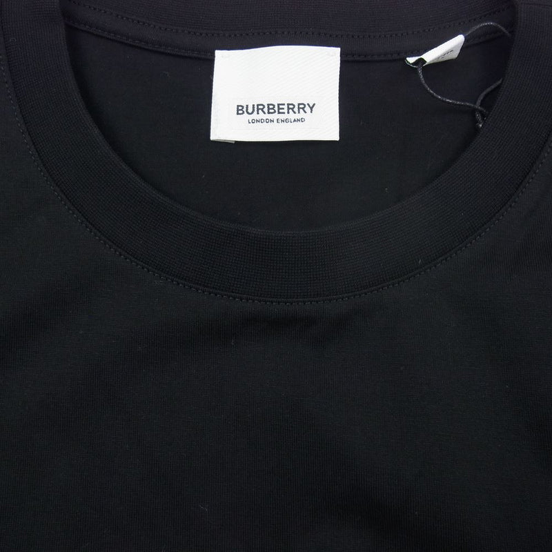 BURBERRY バーバリー 8055251 MARGOT LOGO ロゴ プリント 半袖 Tシャツ ブラック ブラック系 S【美品】【中古】