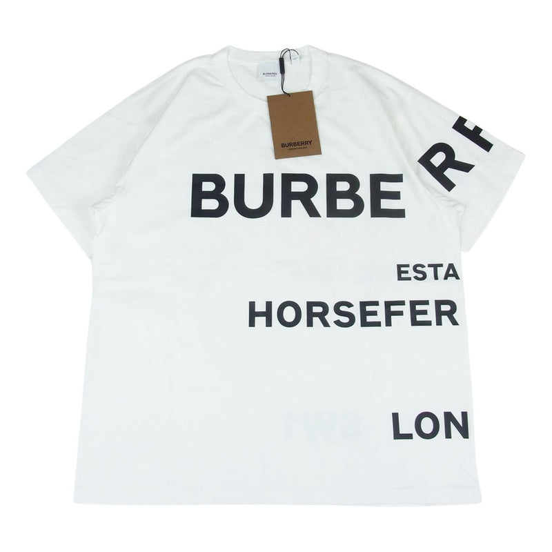 BURBERRY バーバリー 8040691 Horse Ferry Print Cotton Oversize Tee