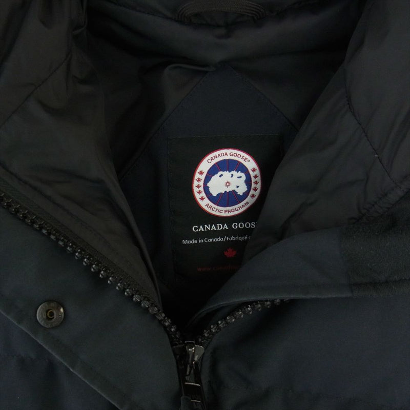 CANADA GOOSE カナダグース 2302JL 国内正規品 サザビーリーグ MACKENZIE PARKA マッケンジー パーカー ダウン  コート ジャケット ネイビー系 M【中古】