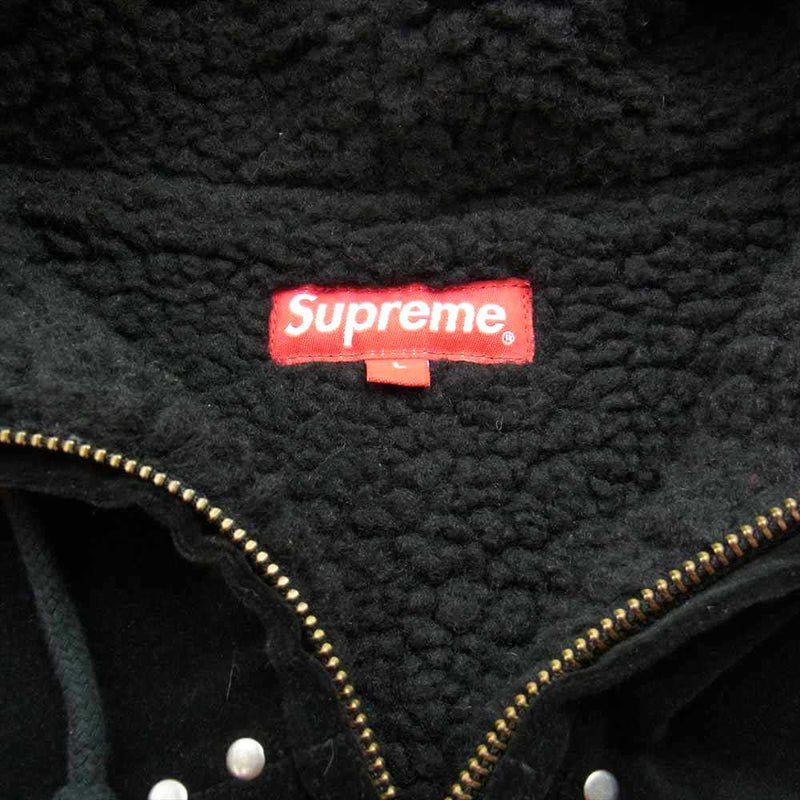 日本未入荷 supreme 21aw Studded Velvet Hooded tdh-latinoamerica.de