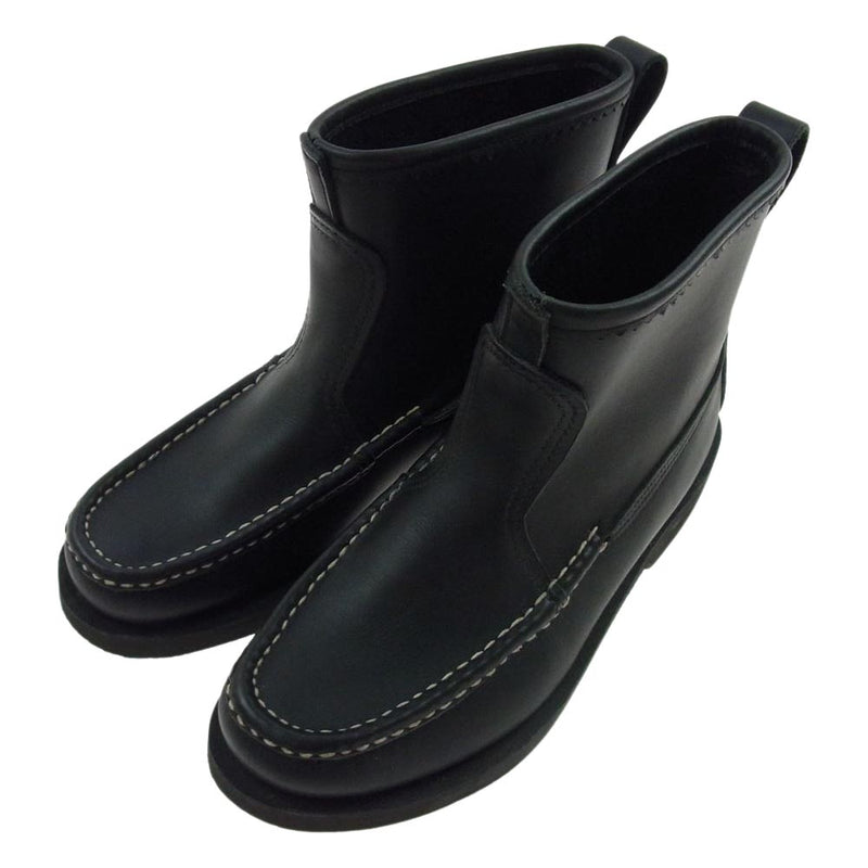 RUSSELL MOCCASIN ラッセルモカシン KNOCK A BOUT BOOT ノック ア バウト ブーツ ブラック系  US8【極上美品】【中古】